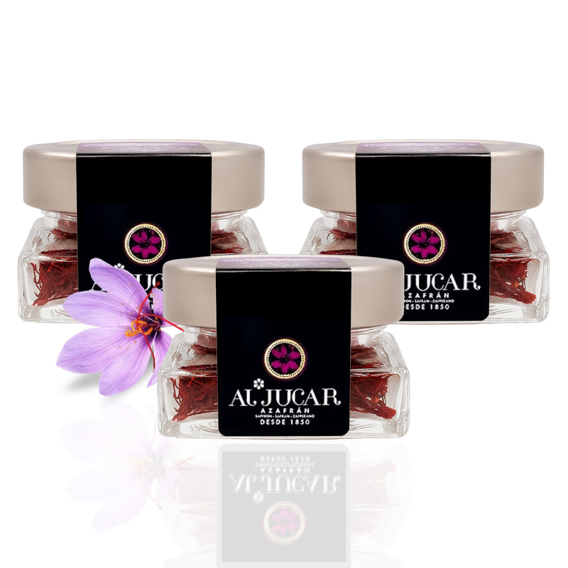 Pack Azafrán Selecto Al-Júcar 3 tarros 2 gr