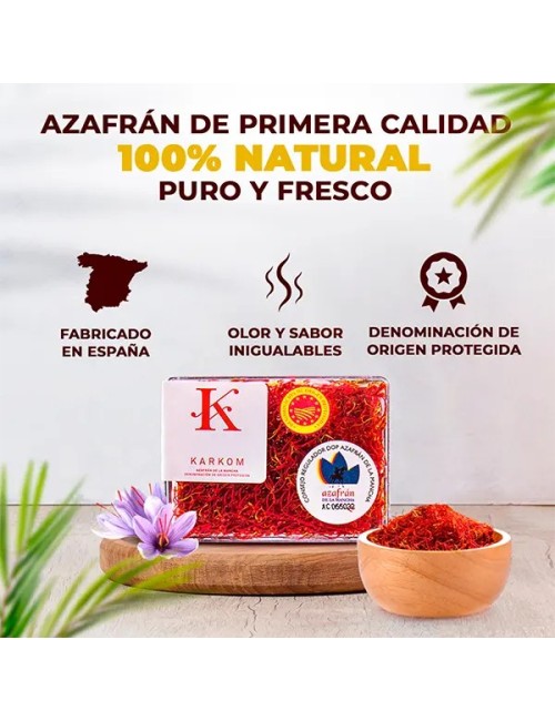 Azafrán D.O.P. Karkom en Tarro 5 g