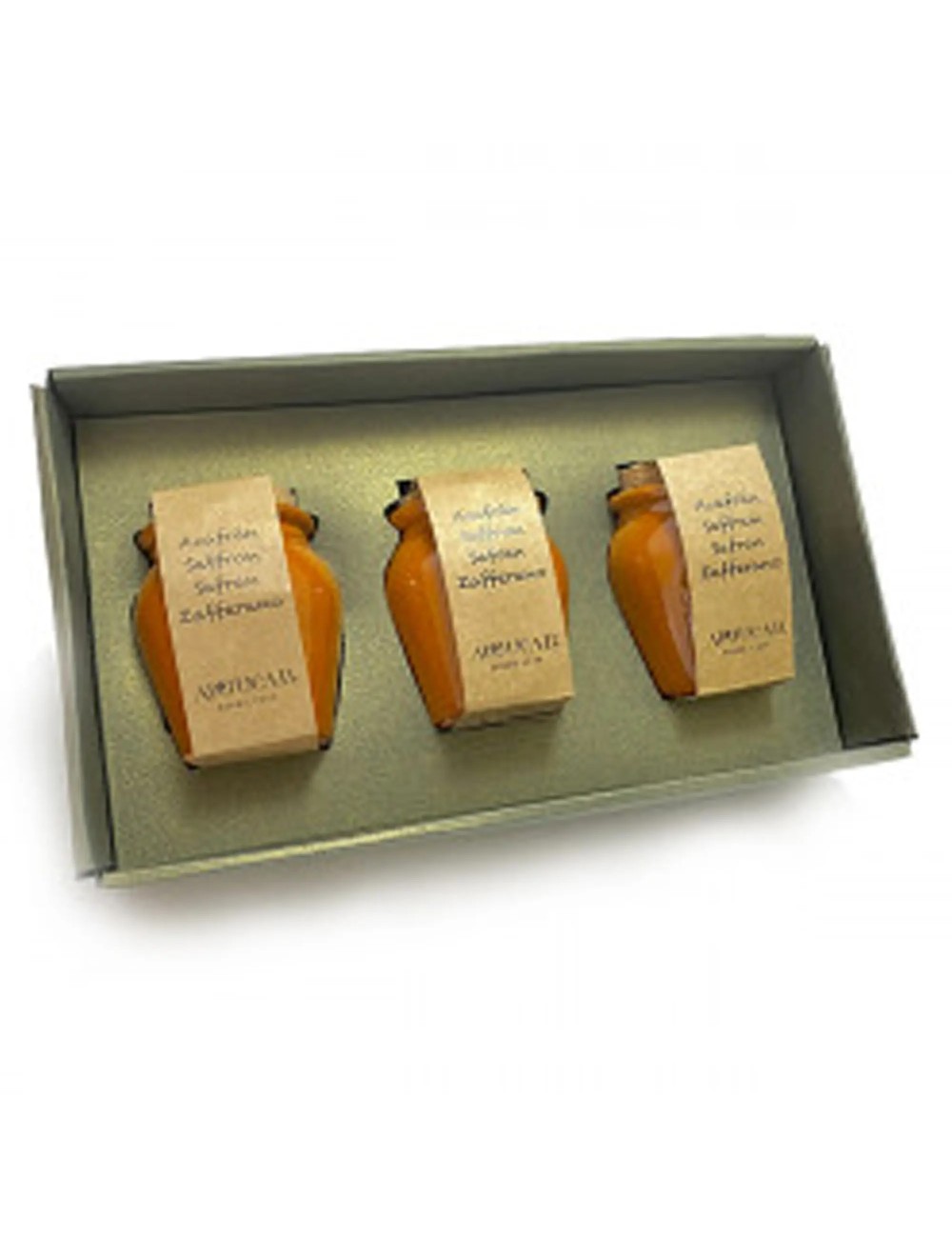 Pack Saffron ceramic jars