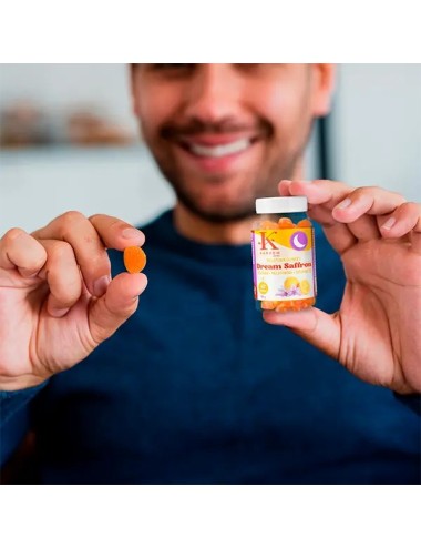 Gummies with saffron, metatonin and vitamin B6