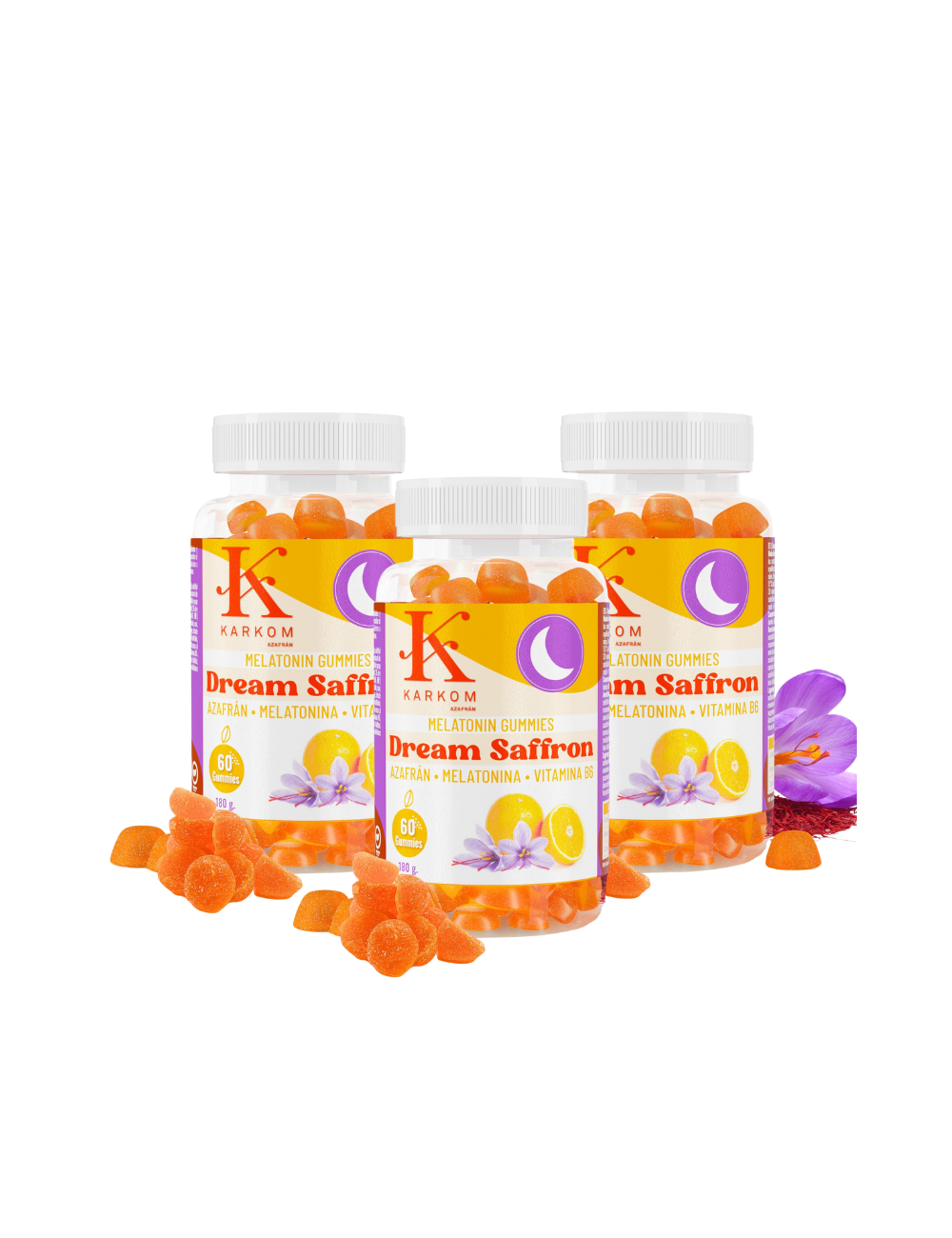 Pack GUMMIES WITH MELATONIN AND SAFFRON