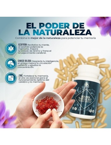 Memory capsules with saffron