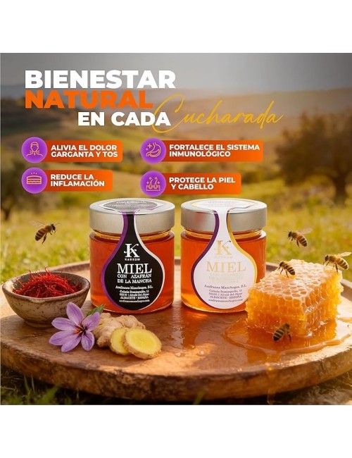 Especial Pack Miel con Azafrán y Jengibre