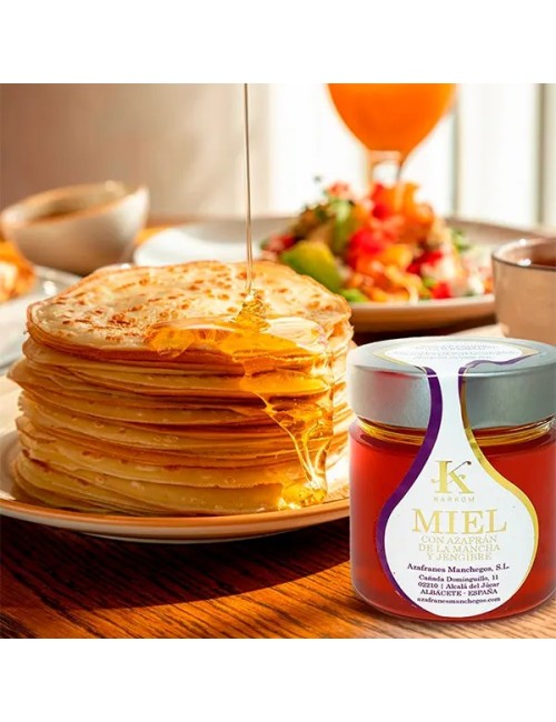 Miel con Jengibre y Azafrán