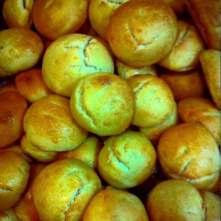 Panecillos de nata y azafrán