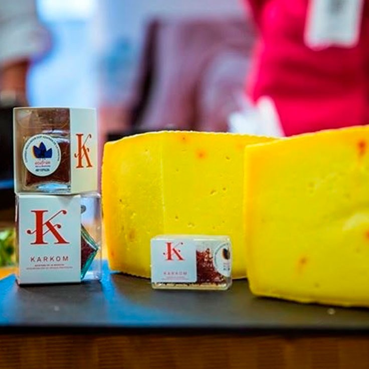 Presentación en Madrid Fusión de Queso con Azafrán