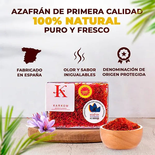 Azafrán D.O.P. Karkom en Tarro 5 g