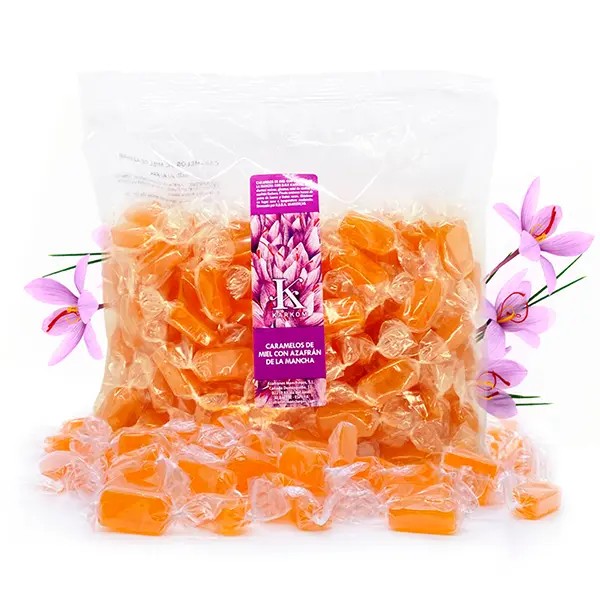 Caramelos Miel y Azafrán Karkom 500 g